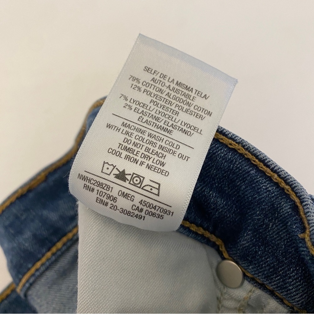 Hudson || Barbara High Waist Straight Jeans Omega Wash Blue 28 - Picture 8 of 12